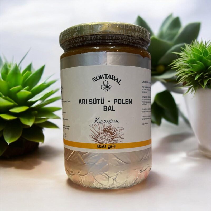 ARI SÜTÜ-POLEN-HAM BAL KARIŞIMI (850 GR.)
